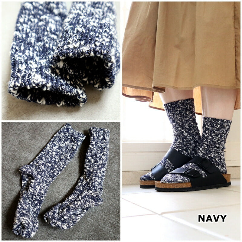 Put on socks(プットオンソックス)"Grain"グレイン コットンリネンジャンボスラブソックス(5 COLOR)【2025年春夏☆数量限定生産！】【 天然有機系デオドラント加工 綿麻】【日本製】