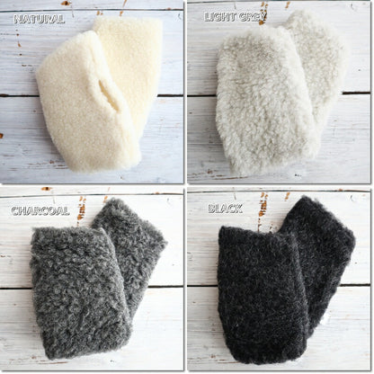 SHEEP BY THE SEA(シープバイザシー) HANDWARMERS ECO ハンドウォーマーズ エコ(4色)【少量入荷！ ウールパイル100％ ミトン 手袋 スマホ対応 防寒 ふわふわ 正規品 Made in Poland ポーランド製】【送料無料】