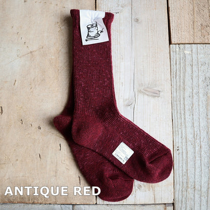 Put on socks(プットオンソックス)"Hazel"ヘーゼル ウールコットンミックスソックス(6 COLOR)【東レ ホットレイ コットンスラブ 秋冬☆数量限定生産 日本製 MADE IN JAPAN】