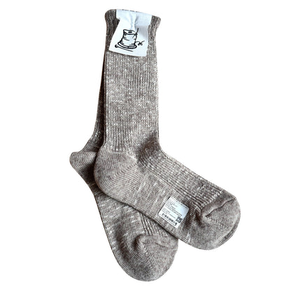 Put on socks(プットオンソックス)"Hazel"ヘーゼル ウールコットンミックスソックス(6 COLOR)【東レ ホットレイ コットンスラブ 秋冬☆数量限定生産 日本製 MADE IN JAPAN】