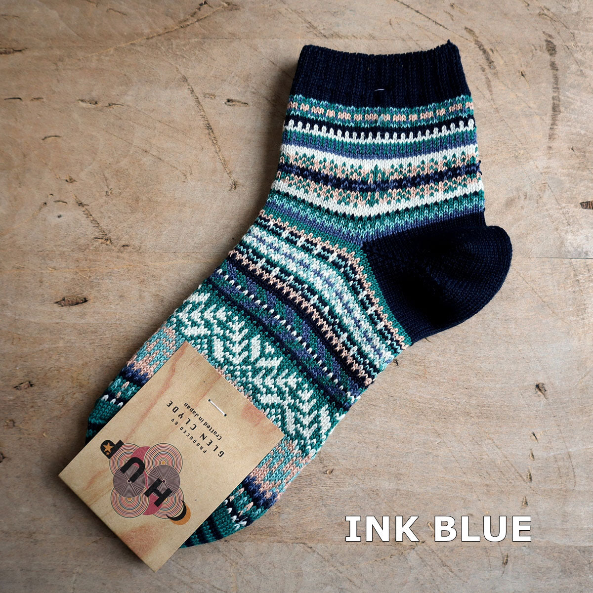 CHUP(チュプ) "HELGEN(ヘルゲン)" ソックス(3色×2サイズ) 2026年春夏 数量限定生産 日本製 再入荷無し 丈夫 適度な厚み オーガニックコットン 中厚ソックス フェアアイル柄 ノルディック柄 ナバホ柄【追跡メール便送料無料】