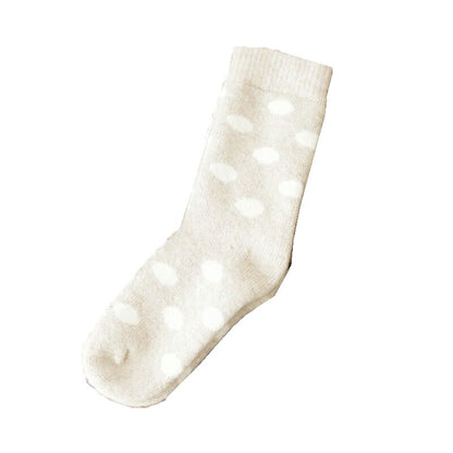 H FOOTWEAR(エイチフットウェア) -POIS-  ウールパイルドットソックス(4色)【ポルトガル製】【ウールパイル ふわふわ 暖か 冷えとり 防寒】【レディース メンズ ユニセックス】