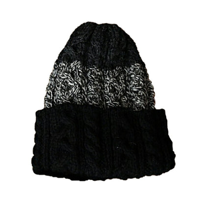 HIGHLAND 2000(ハイランド2000) BW016 ARAN BOB CAP 3 COLOR BLOCK(5 color)【MADE IN ENGLAND】【男女兼用】【ウェイカオリジナルカラー ブリティッシュウール ワッチキャップ 正規品】