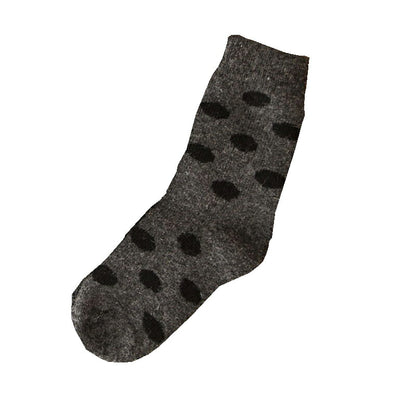 H FOOTWEAR(エイチフットウェア) -POIS-  ウールパイルドットソックス(4色)【ポルトガル製】【ウールパイル ふわふわ 暖か 冷えとり 防寒】【レディース メンズ ユニセックス】