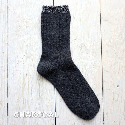 Jake(ジェイク)【Men's レディース大きめ】French Bull フレンチブル No.21-25253 メンズ グラントソックス(3色)【靴下 日本製 2025-26年秋冬 カラーネップ糸 贈り物】