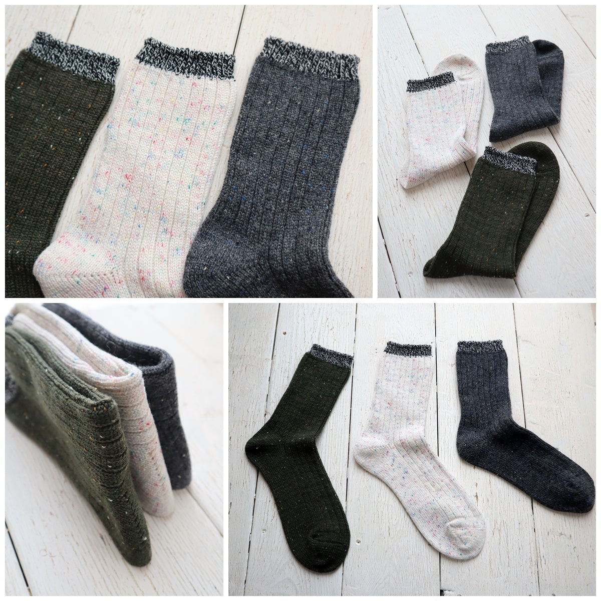 Jake(ジェイク)【Men's レディース大きめ】French Bull フレンチブル No.21-25253 メンズ グラントソックス(3色)【靴下 日本製 2025-26年秋冬 カラーネップ糸 贈り物】