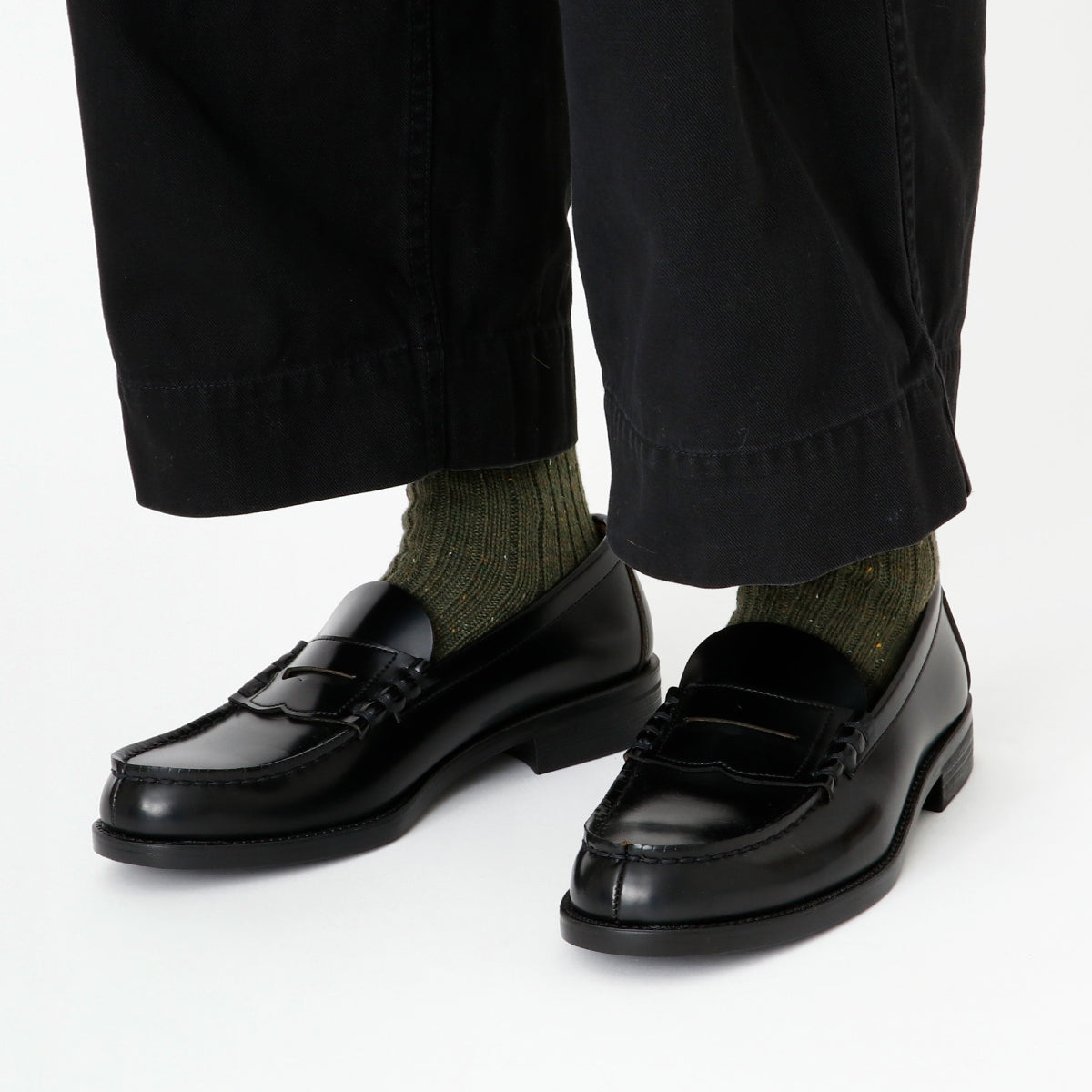 Jake(ジェイク)【Men's レディース大きめ】French Bull フレンチブル No.21-25253 メンズ グラントソックス(3色)【靴下 日本製 2025-26年秋冬 カラーネップ糸 贈り物】