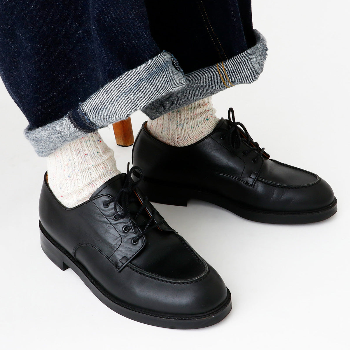 Jake(ジェイク)【Men's レディース大きめ】French Bull フレンチブル No.21-25253 メンズ グラントソックス(3色)【靴下 日本製 2025-26年秋冬 カラーネップ糸 贈り物】