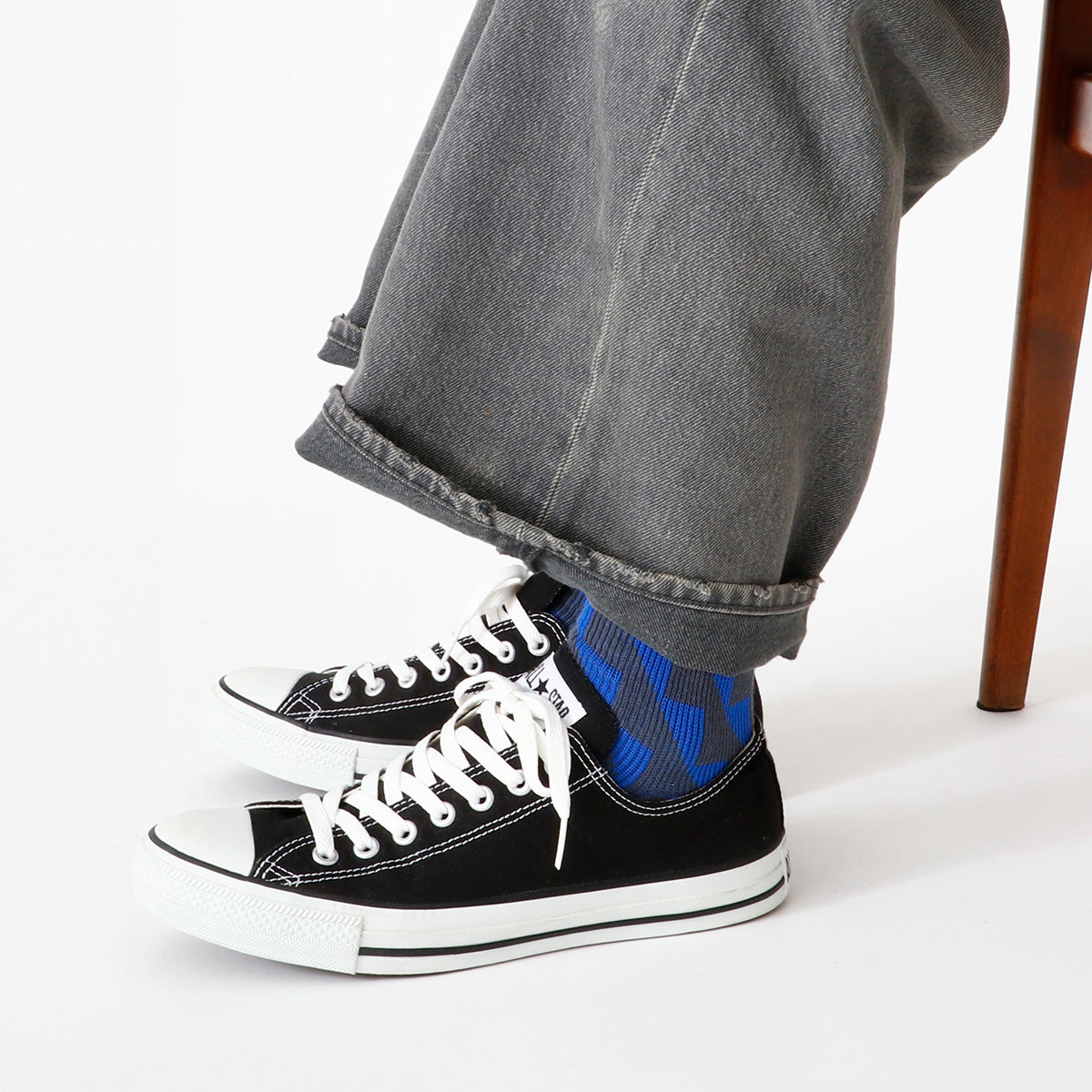 Jake ジェイク French Bull フレンチブル No.21-26101 スカーラソックス(3色) Mens 2026年春夏新作 宴 メンズ レディース大きめ 靴下 幾何学柄 ジャガード編み シルケットの綿糸 日本製【追跡メール便送料無料】