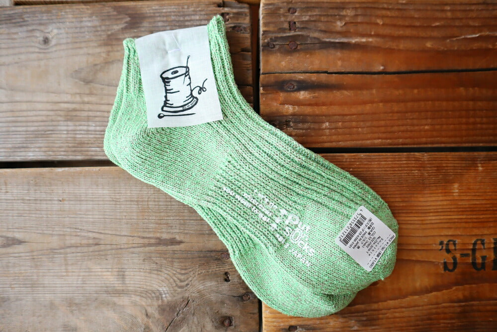 Put on socks(プットオンソックス)"Smoothie"スムージー シルクリネン アンクルソックス(7 COLOR)【2025年春夏新作☆数量限定生産！】【絹43%麻51% 吸放湿性 冷えとり】【日本製】