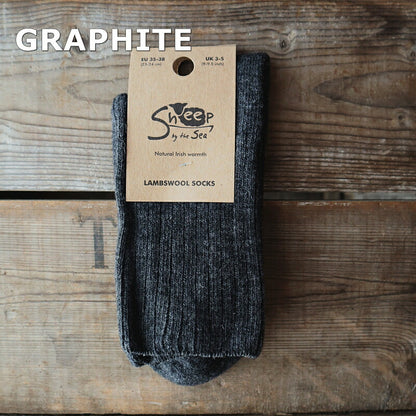 SHEEP BY THE SEA(シープバイザシー) LAMBSWOOL SOCKS ラムズウールソックス（3色)【少量入荷！ ポーランド製 Made in Poland 暖かい 防寒 正規品】