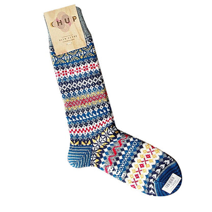 CHUP(チュプ)"LAMPO(ランポ)"フェアアイル柄ソックス(3色)【数量限定生産】【日本製 MADEIN JAPAN】【再入荷無し コーマ綿 丈夫 ノルディック柄 S M メンズ レディース】