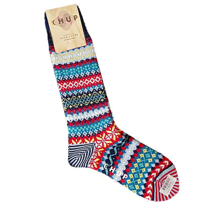 CHUP(チュプ)"LAMPO(ランポ)"フェアアイル柄ソックス(3色)【数量限定生産】【日本製 MADEIN JAPAN】【再入荷無し コーマ綿 丈夫 ノルディック柄 S M メンズ レディース】