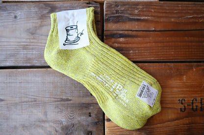 Put on socks(プットオンソックス)"Smoothie"スムージー シルクリネン アンクルソックス(7 COLOR)【2025年春夏新作☆数量限定生産！】【絹43%麻51% 吸放湿性 冷えとり】【日本製】