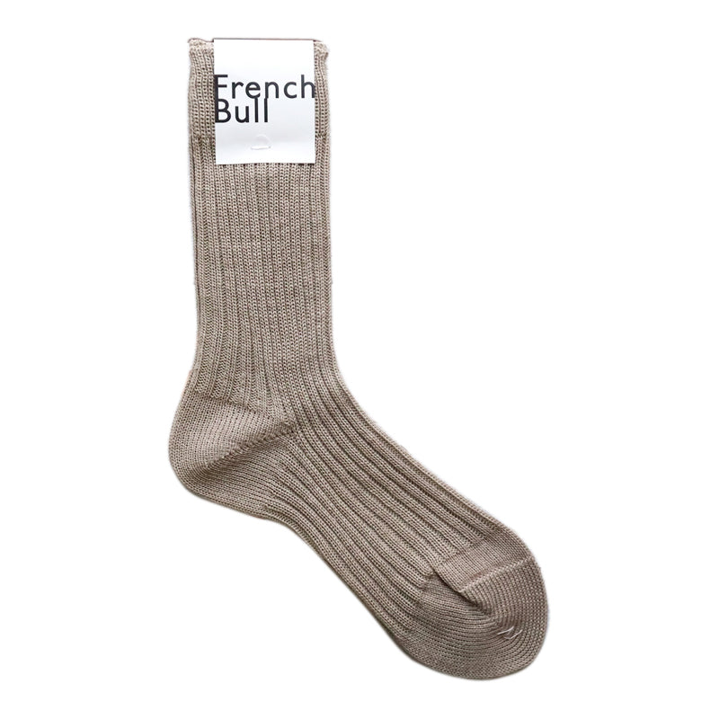 French Bull(フレンチブル)No.11-24122 ルナソックス(6色)【2024年春夏新作☆数量限定生産！】【リネン糸82% 程良い伸縮性 シンプル 日本製】