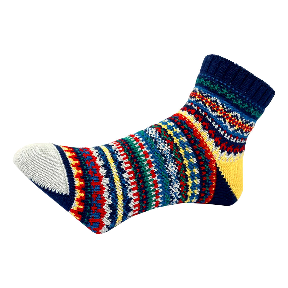 CHUP(チュプ) "NATURAL SOUND(ナチュラルサウンド)" ソックス(3色×2サイズ) 2026年春夏 数量限定生産 日本製 再入荷無し 丈夫 適度な厚み オーガニックコットン 中厚ソックス フェアアイル柄 ノルディック柄 ナバホ柄【追跡メール便送料無料】