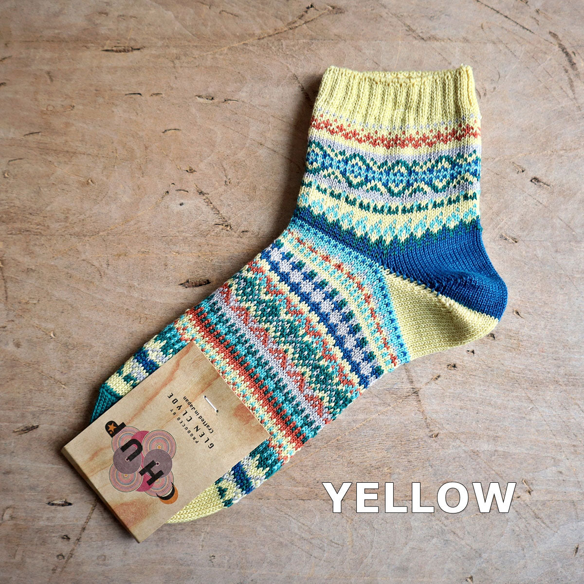 CHUP(チュプ) "NATURAL SOUND(ナチュラルサウンド)" ソックス(3色×2サイズ) 2026年春夏 数量限定生産 日本製 再入荷無し 丈夫 適度な厚み オーガニックコットン 中厚ソックス フェアアイル柄 ノルディック柄 ナバホ柄【追跡メール便送料無料】