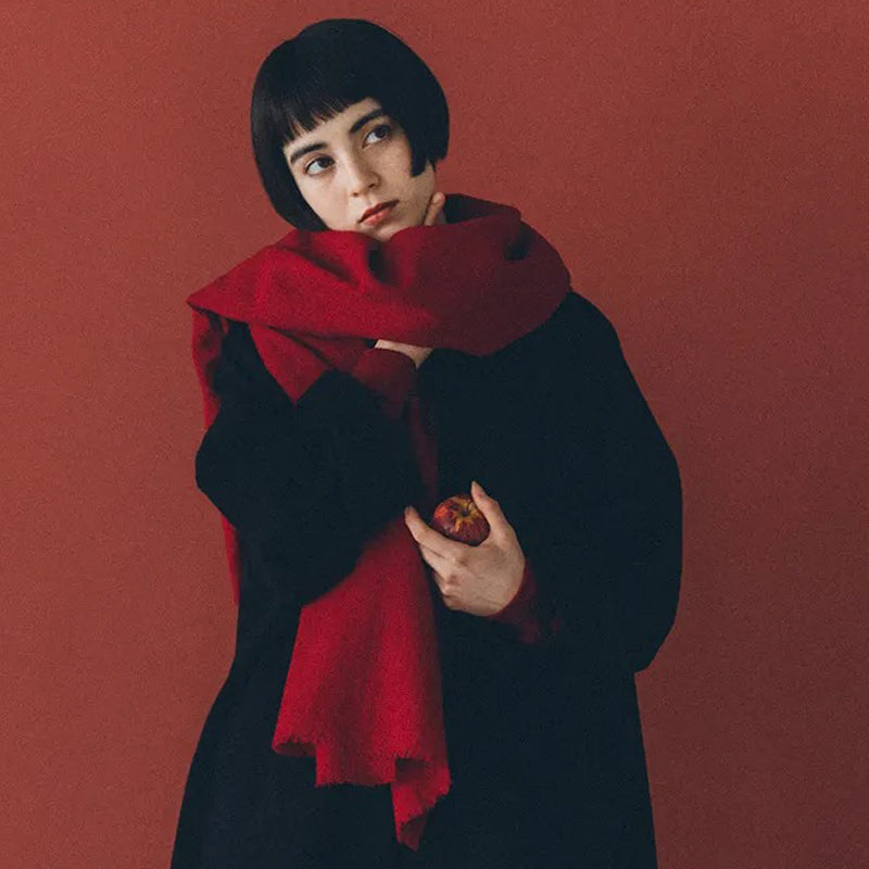 French Bull(フレンチブル)No.17-23204 ナイトスカイストール(5色) 【ウォッシュ加工 ウールガーゼ 限定色 ショール 防寒 冷えとり 冷房・日焼け対策】【ウール100％ 日本製】