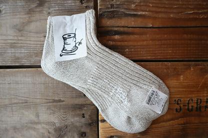 Put on socks(プットオンソックス)"Smoothie"スムージー シルクリネン アンクルソックス(7 COLOR)【2025年春夏新作☆数量限定生産！】【絹43%麻51% 吸放湿性 冷えとり】【日本製】