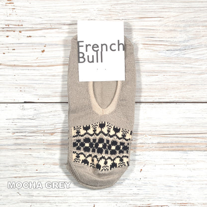 French Bull フレンチブル No.11-26119 オルネカバー(3色) 2026年春夏新作 宴 レディース 靴下 オーナメントをイメージした柄 フットカバー 日本製【追跡メール便送料無料】
