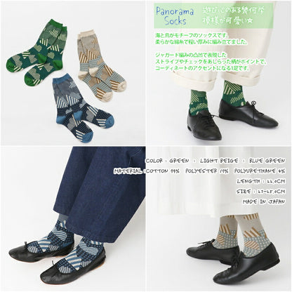 French Bull(フレンチブル)No.11-24109 パノラマソックス(3色)【2024年春夏新作☆数量限定生産！】