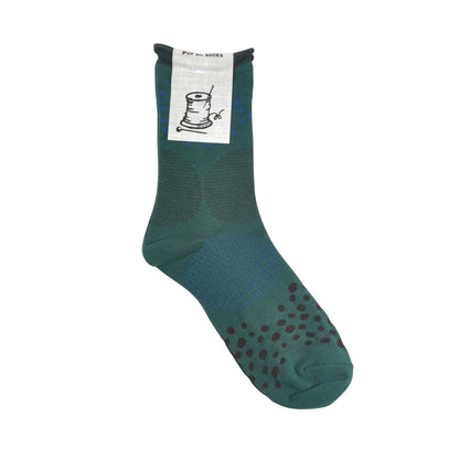 Put on socks(プットオンソックス)"pave"パヴェ コットンソックス(6 COLOR) オールシーズン快適 天然素材 ドット柄 幾何学模様 石畳のモチーフ 手書き風 綿 すっきり 締め付けにくい 日本製 MADE IN JAPAN
