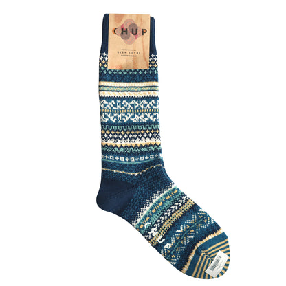 CHUP(チュプ) "PEILI(ペイリ)" ソックス(3色×2サイズ) 2026年春夏 数量限定生産 日本製 再入荷無し 丈夫 適度な厚み オーガニックコットン 中厚ソックス フェアアイル柄 ノルディック柄 ナバホ柄【追跡メール便送料無料】