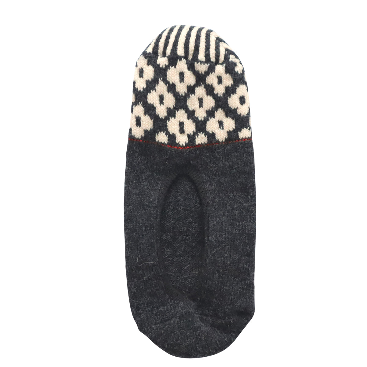 French Bull(フレンチブル)No.11-25267 ペトルカバー(3色)【レディース 靴下 日本製 2025-26年秋冬 ストライプ 脱げにくい 花柄 カシミヤ混 ルームカバーソックス 贈り物】