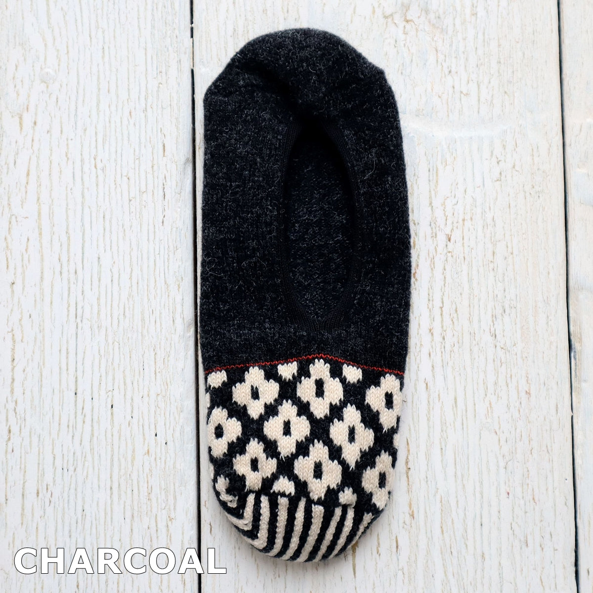 French Bull(フレンチブル)No.11-25267 ペトルカバー(3色)【レディース 靴下 日本製 2025-26年秋冬 ストライプ 脱げにくい 花柄 カシミヤ混 ルームカバーソックス 贈り物】