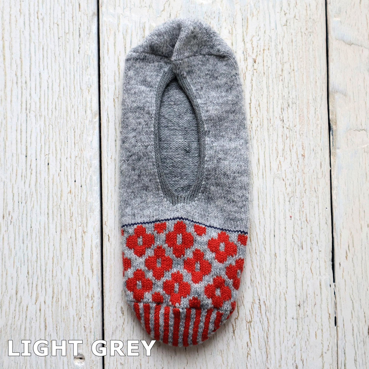 French Bull(フレンチブル)No.11-25267 ペトルカバー(3色)【レディース 靴下 日本製 2025-26年秋冬 ストライプ 脱げにくい 花柄 カシミヤ混 ルームカバーソックス 贈り物】