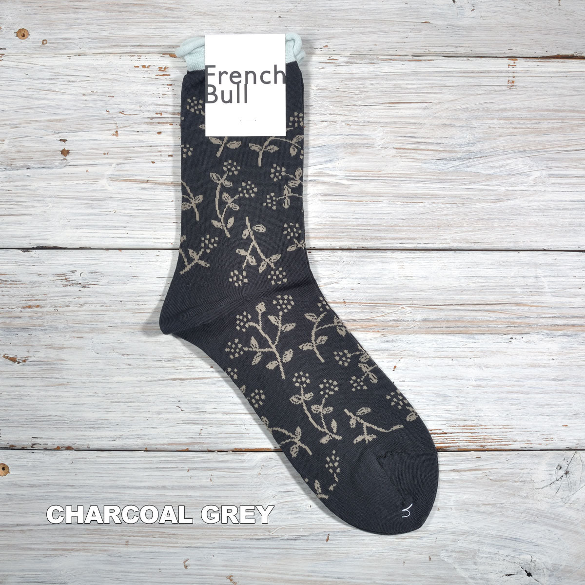 French Bull フレンチブル No.11-26126 ピエニソックス(3色) 2026年春夏新作 宴 レディース 靴下 小花柄 シルケットの綿糸 日本製【追跡メール便送料無料】