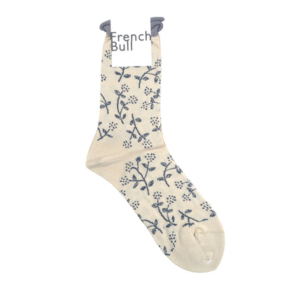 French Bull フレンチブル No.11-26126 ピエニソックス(3色) 2026年春夏新作 宴 レディース 靴下 小花柄 シルケットの綿糸 日本製【追跡メール便送料無料】