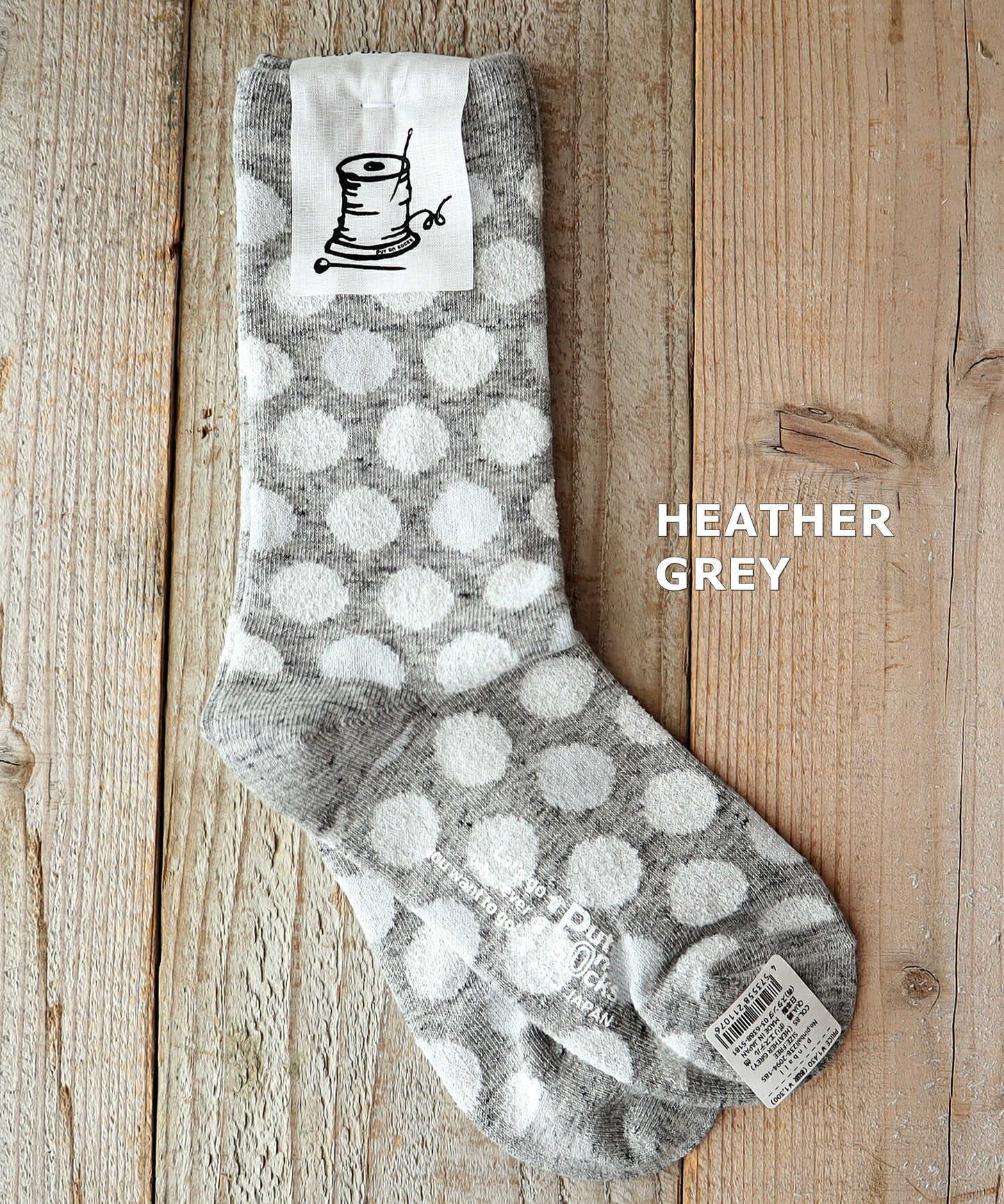 Put on socks(プットオンソックス)"pinball"ピンボール コットンブークレー＆ラメドットソックス(6 COLOR)【2025年春夏新作☆数量限定生産！】【綿コーマ 冷えとり】【日本製】