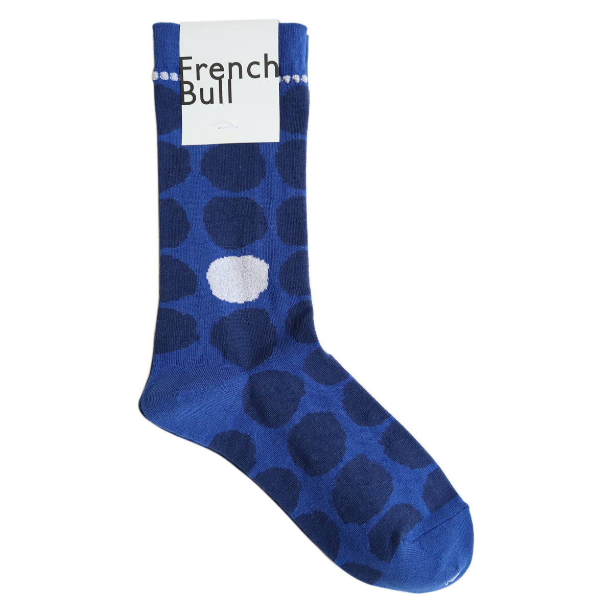 French Bull(フレンチブル)No.11-25181 ポルカドットソックス(3色) 【同系色の上品なドット ラメ使い 締め付けが苦手な方にも 柔らかな綿糸 冷えとり】