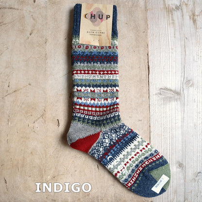 CHUP(チュプ) "PORTMEIRION(ポートメイリオン)" ソックス(4色×2サイズ) 【2025-26年秋冬☆数量限定生産 日本製 再入荷無し 丈夫 適度な厚み フェアアイル柄 ノルディック柄 ナバホ柄】