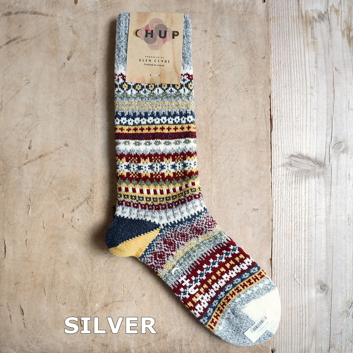 CHUP(チュプ) "PORTMEIRION(ポートメイリオン)" ソックス(4色×2サイズ) 【2025-26年秋冬☆数量限定生産 日本製 再入荷無し 丈夫 適度な厚み フェアアイル柄 ノルディック柄 ナバホ柄】