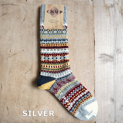 CHUP(チュプ) "PORTMEIRION(ポートメイリオン)" ソックス(4色×2サイズ) 【2025-26年秋冬☆数量限定生産 日本製 再入荷無し 丈夫 適度な厚み フェアアイル柄 ノルディック柄 ナバホ柄】