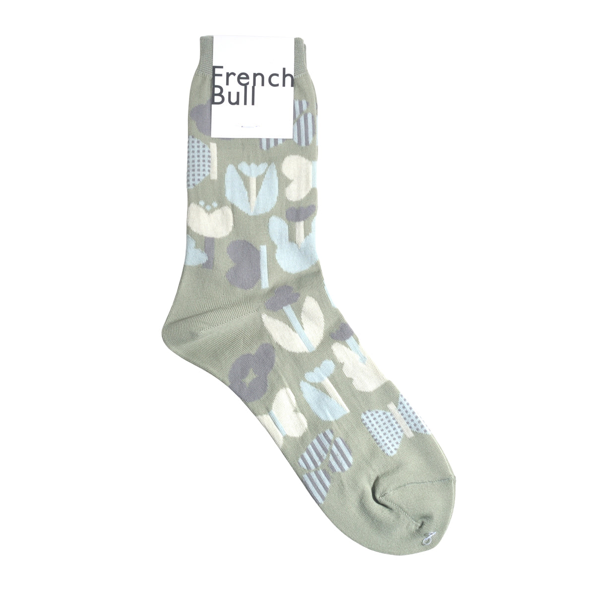 French Bull フレンチブル No.11-26122 プランタンソックス(3色) 2026年春夏新作 宴 レディース 靴下 お花や蝶のモチーフ スーピマ綿糸 日本製【追跡メール便送料無料】