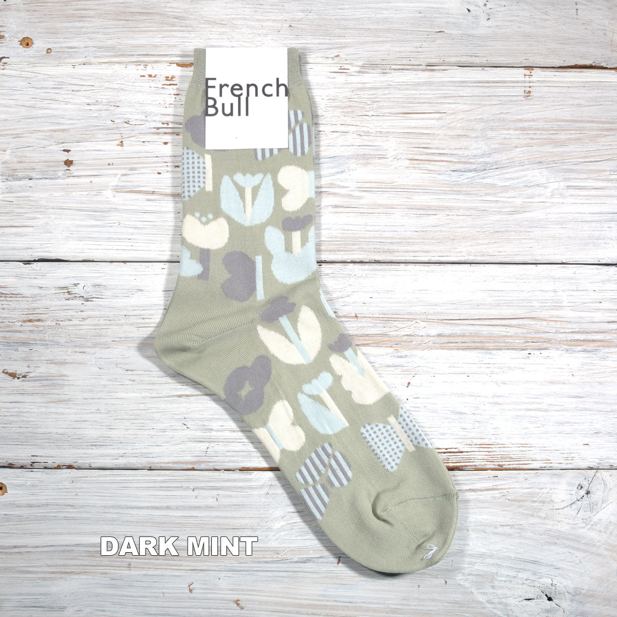 French Bull フレンチブル No.11-26122 プランタンソックス(3色) 2026年春夏新作 宴 レディース 靴下 お花や蝶のモチーフ スーピマ綿糸 日本製【追跡メール便送料無料】