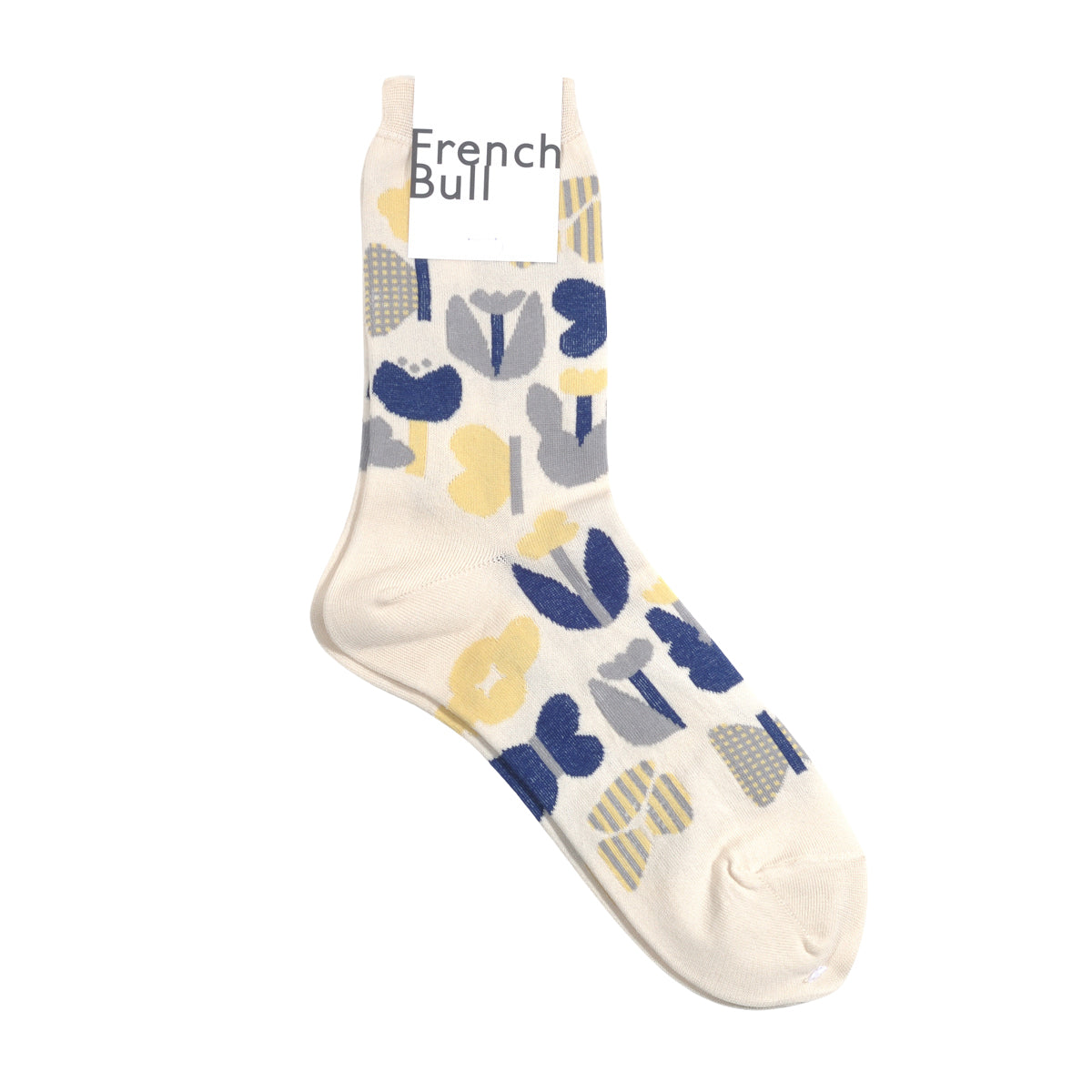 French Bull フレンチブル No.11-26122 プランタンソックス(3色) 2026年春夏新作 宴 レディース 靴下 お花や蝶のモチーフ スーピマ綿糸 日本製【追跡メール便送料無料】
