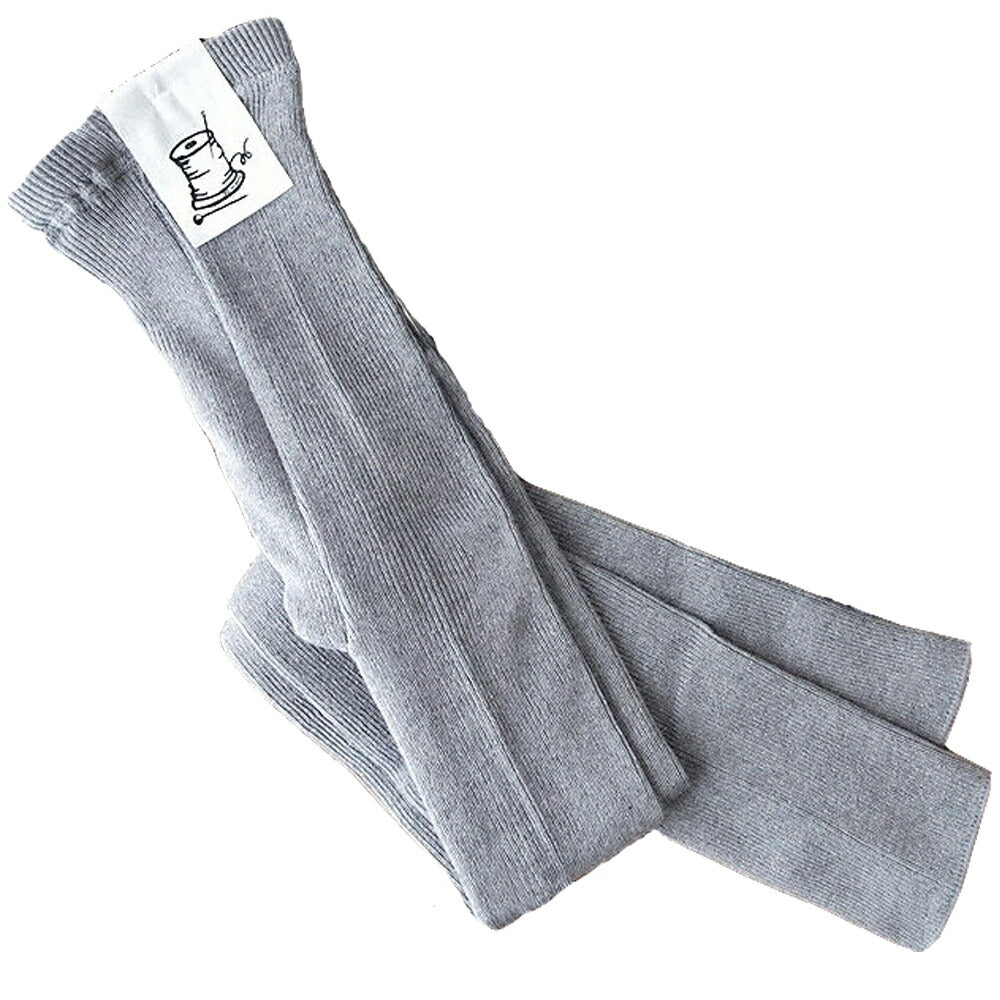 Put on socks(プットオンソックス)"Rain"レイン コットンリネンリブレギンス(3 COLOR)【スパッツ メランジ杢 リネン麻・ラミー あったか 防寒 冷房対策 汗取り 冷えとり】【日本製】