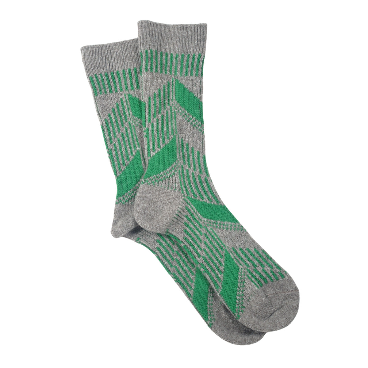 Jake(ジェイク)【Men's レディース大きめ】French Bull フレンチブル No.21-25254 ルーフソックス(3色)【靴下 2025-26年秋冬新作 屋根モチーフ 柔らかウール 日本製】