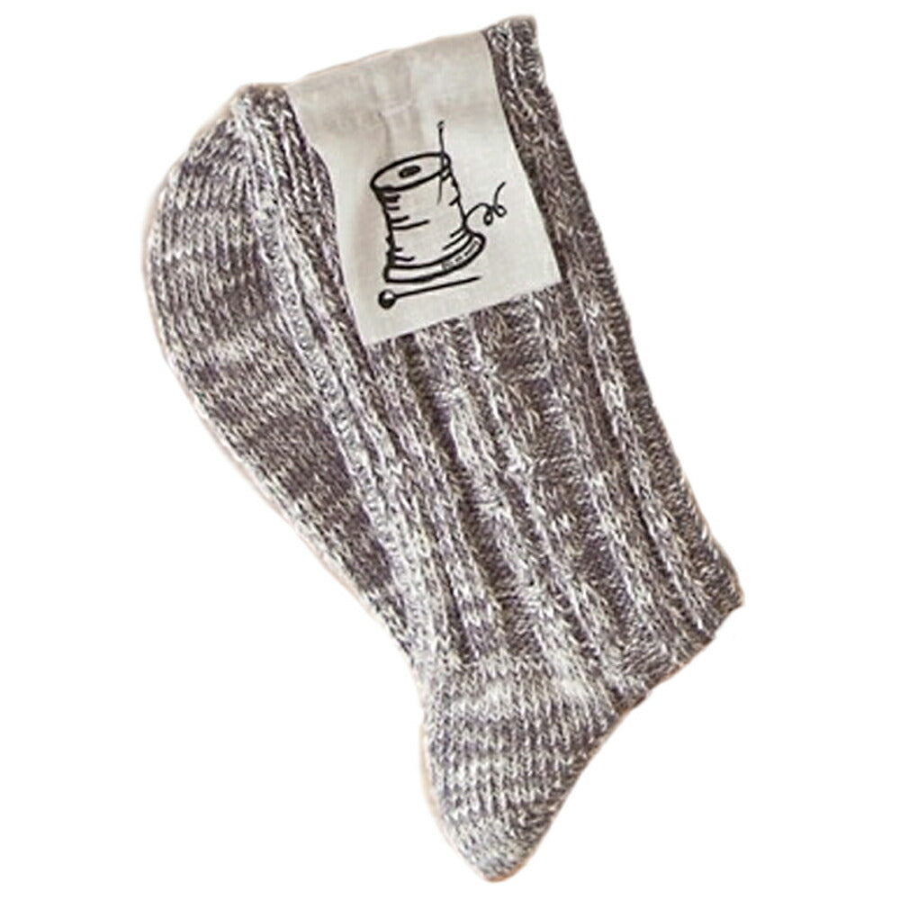 Put on socks(プットオンソックス)"Rustic"ラスティック コットンスラブソックス(5 COLOR)【3色使い ビッグスラブ 程よい厚み 冷えとり】【日本製】