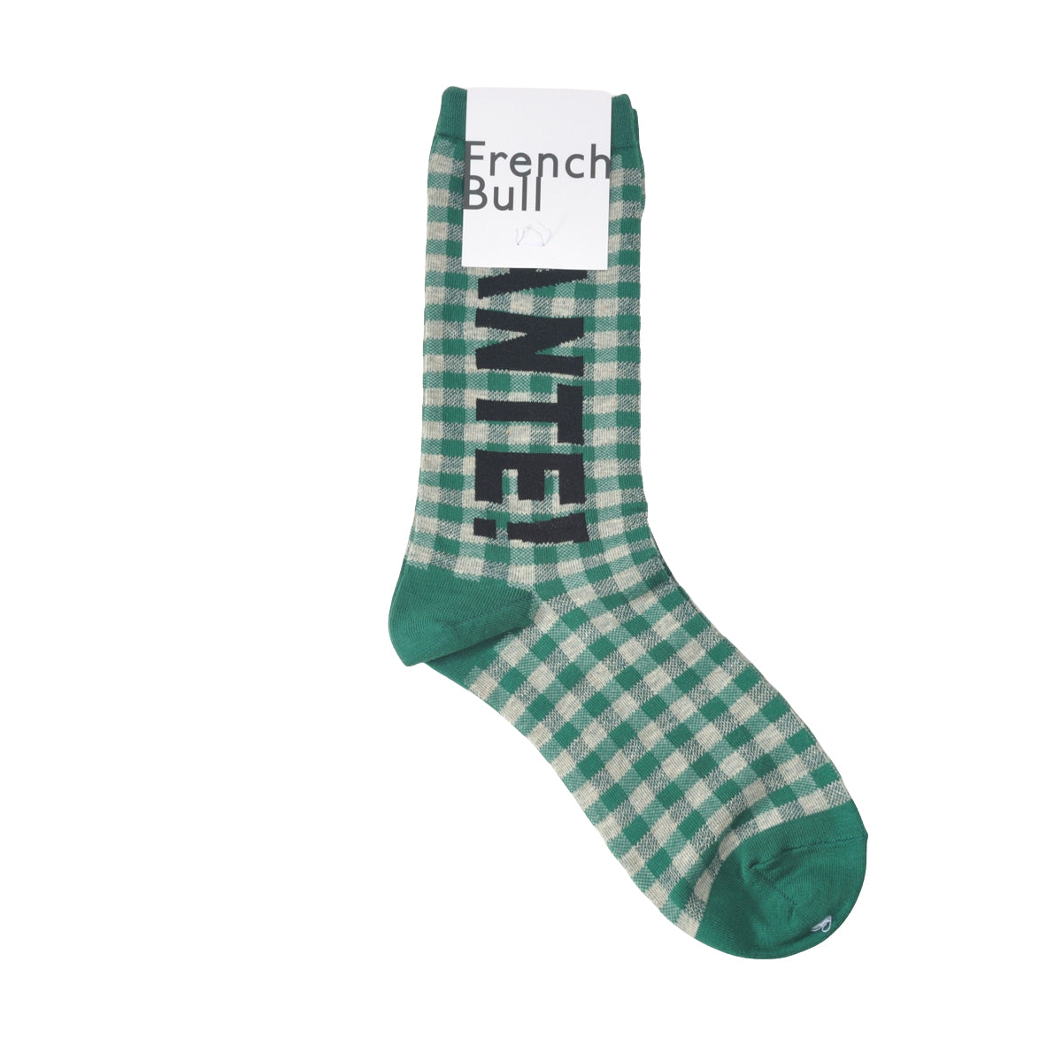 French Bull フレンチブル No.11-26101 サンテソックス(3色) 2026年春夏新作 宴 レディース 靴下 ギンガムチェック コットンリネン 綿麻 日本製【追跡メール便送料無料】