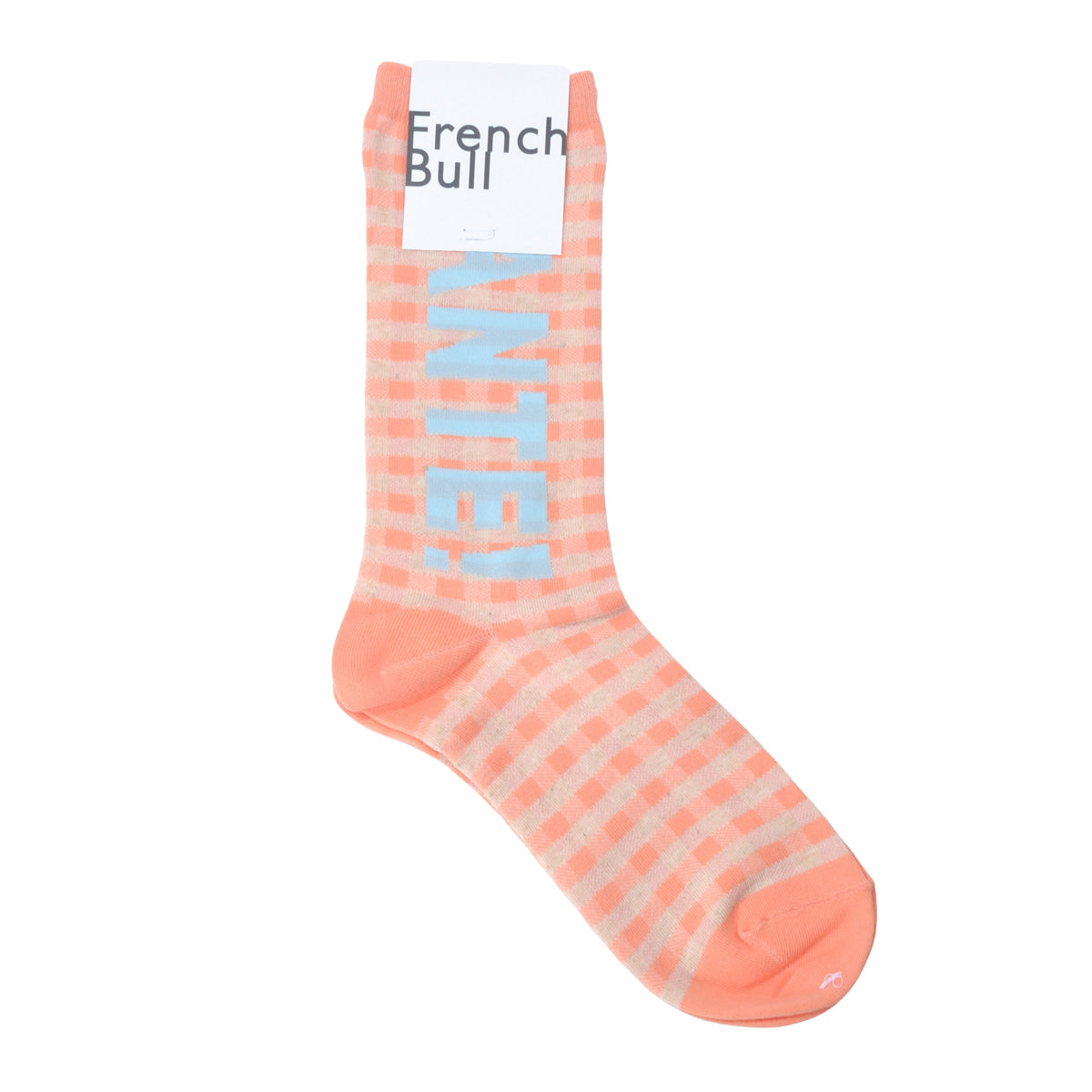 French Bull フレンチブル No.11-26101 サンテソックス(3色) 2026年春夏新作 宴 レディース 靴下 ギンガムチェック コットンリネン 綿麻 日本製【追跡メール便送料無料】