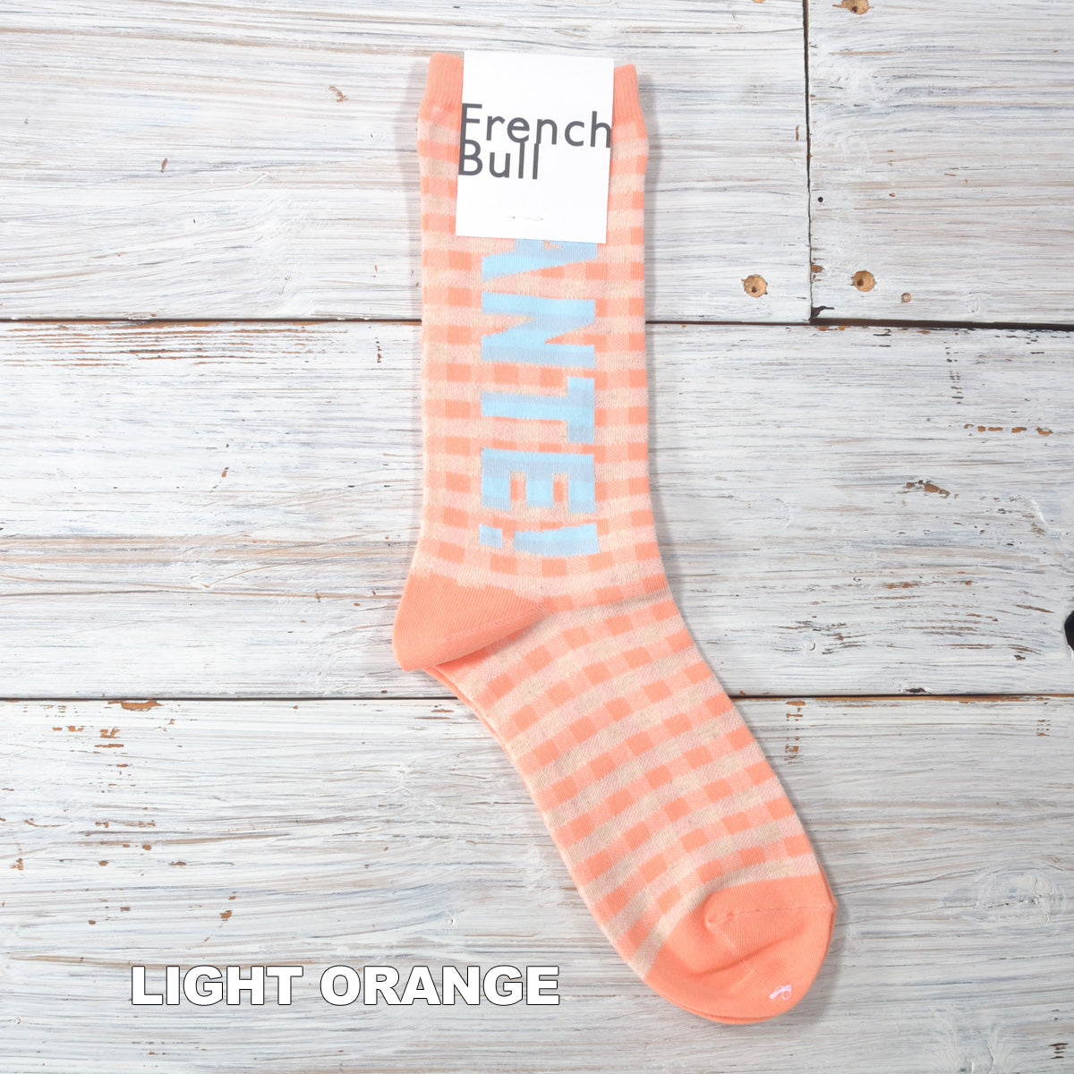 French Bull フレンチブル No.11-26101 サンテソックス(3色) 2026年春夏新作 宴 レディース 靴下 ギンガムチェック コットンリネン 綿麻 日本製【追跡メール便送料無料】
