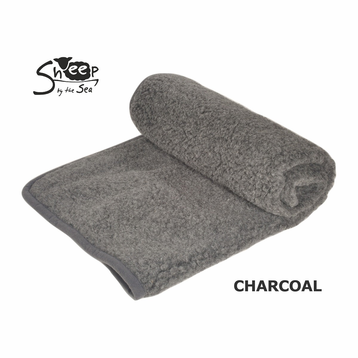 SHEEP BY THE SEA(シープバイザシー) WOOL BOA BLANKET 72x97cm(3色)【少量入荷！ ウールパイル100％ ブランケット ひざ掛け 毛布 防寒 正規品 Made in Poland ポーランド製】【送料無料】