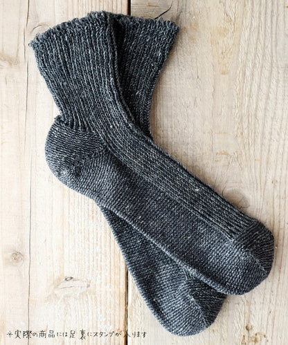 Put on socks(プットオンソックス)"Sea glass"シーグラス リネンソックス(12 COLOR)【2025年春夏新作☆数量限定生産！】【麻 リネン混紡率 94％ 足底部分を裏編み 冷えとり】【日本製】