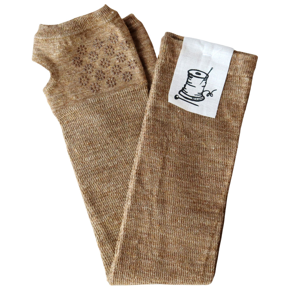 Put on socks プットオンソックス リネン アームカバー UVカット 天然の接触冷感 "Shade" シェード(全9色) 麻79% 日本製 冷房対策 放湿 抗菌 春夏 数量限定