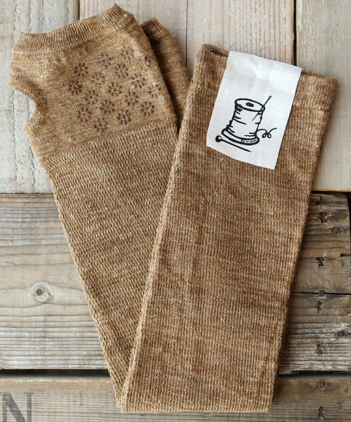 Put on socks(プットオンソックス)"Shade"シェード リネンアームカバー(9 COLOR)【2025年春夏新作☆数量限定生産！】【リネン混紡率 79％ 冷房対策 放湿・抗菌】【日本製】